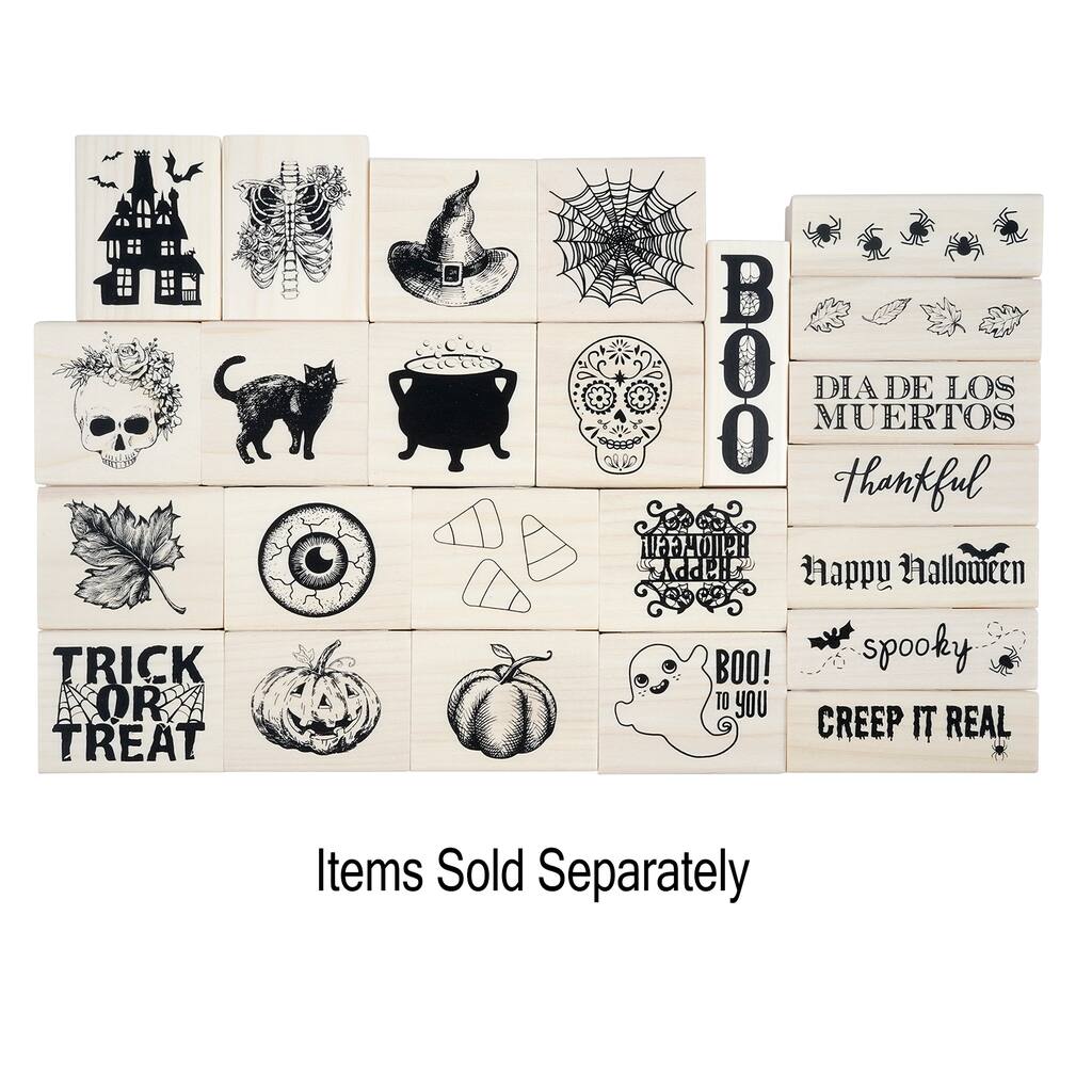 Assorted Halloween Wood Stamp By Recollections Michaels